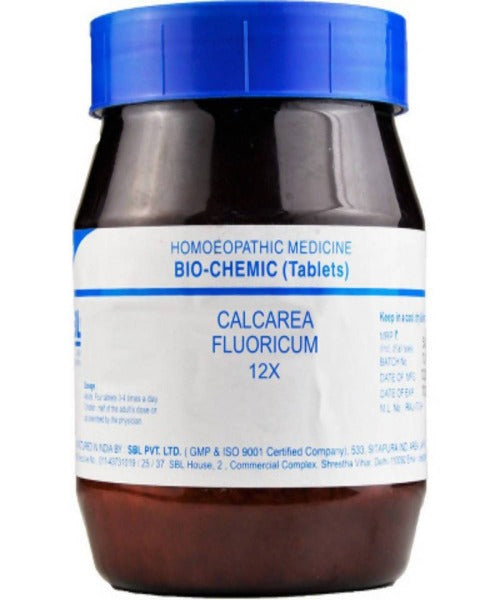 SBL Homeopathy Calcarea Fluorica Biochemic Tablet | Grocsy