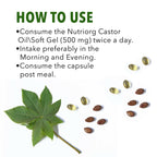 Nutriorg Castor Oil Soft Gel Capsules