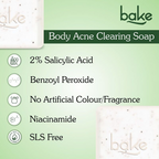 Bake 2% Salicylic Acid Soap for Face & Body Acne | Grocsy