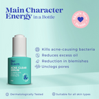 Blue Heaven Acne Clear Serum with 5% Azelaic Acid +1% Salicylic Acid + 0.5% Nutmeg Oil | Grocsy
