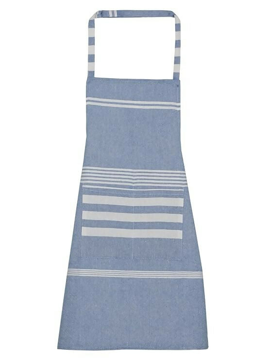 Varde Waterproof Cooking Apron For Men & Women With 2 Pockets-Rock Blue & Light Mauve (Pack of 2) | Grocsy