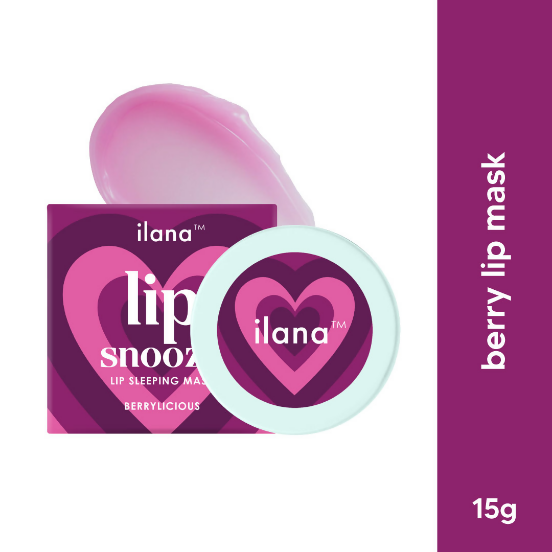 Ilana Lip Snooze Overnight Healing Vegan Lip Mask - Berrylicious | Grocsy