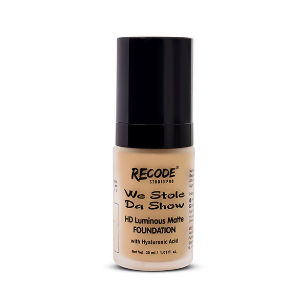 Recode HD Luminous Matte Foundation - 04 Hindustan | Grocsy