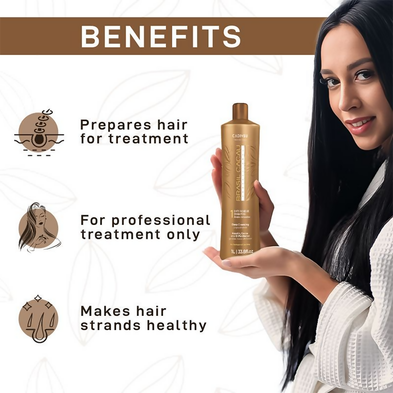 Cadiveu Brasil Cacau Anti Residue Shampoo | Grocsy