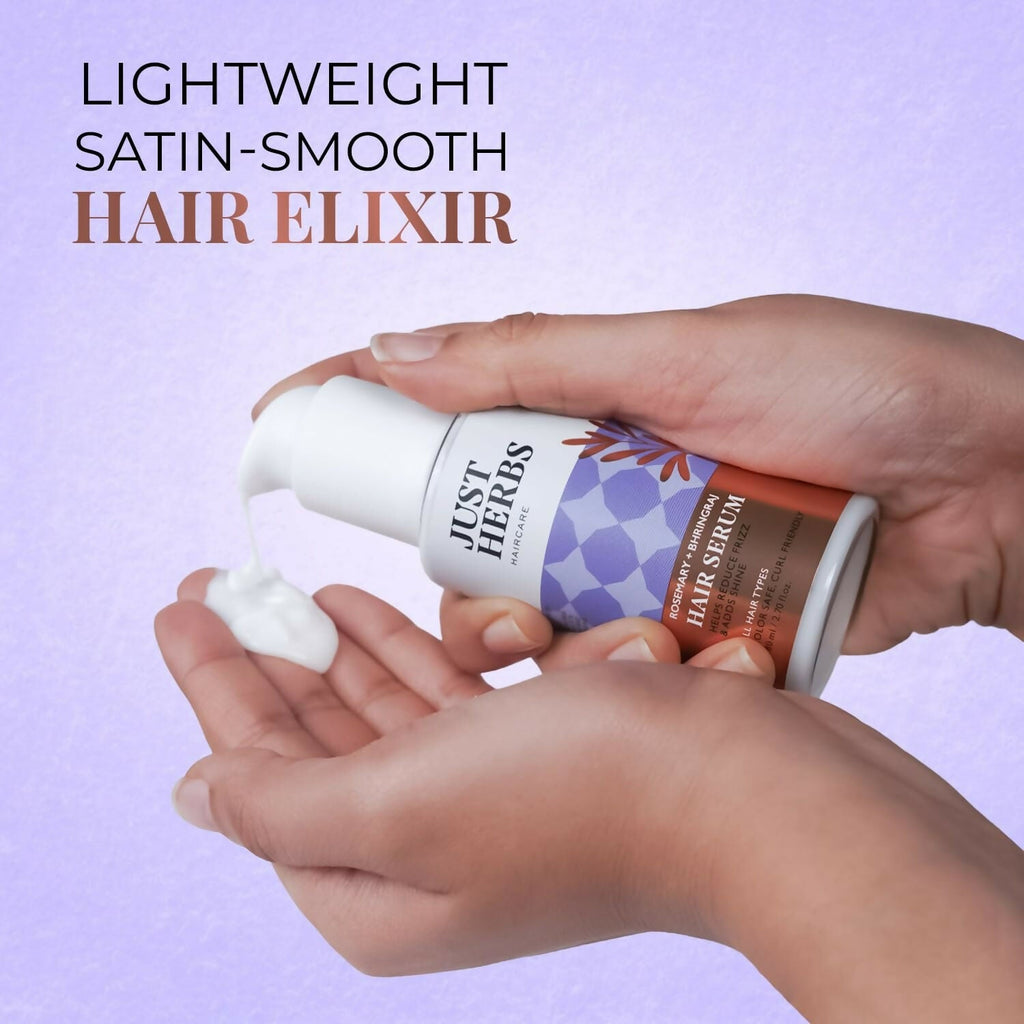 Just Herbs Rosemary Bhringraj Hair Serum | Grocsy