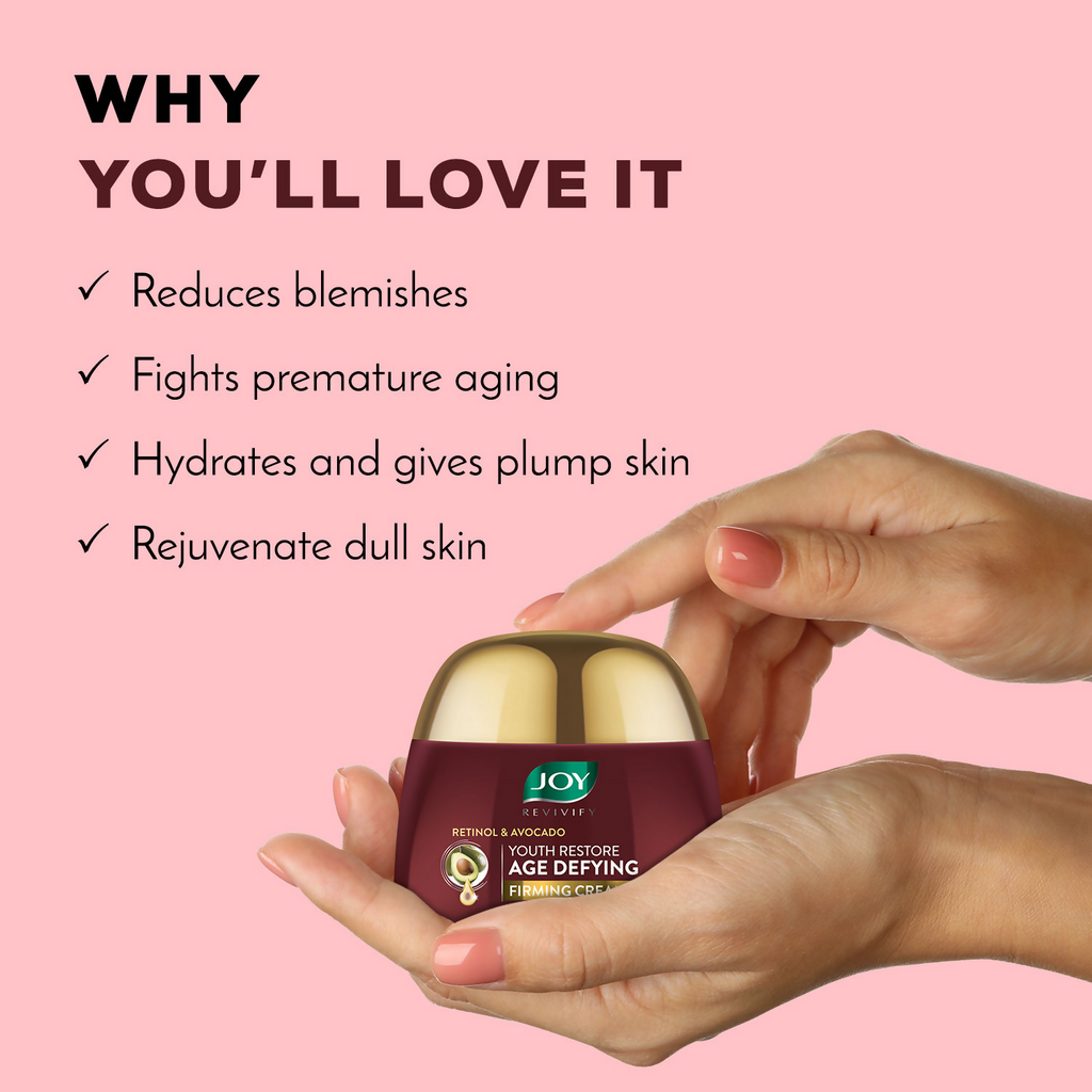 Joy Anti Ageing Face Cream with Retinol Ceramide & Avocado | Grocsy
