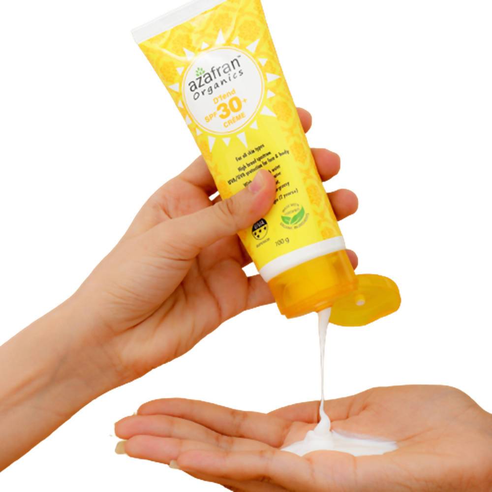 Azafran Organics D’fend SPF 30+ Creme | Grocsy