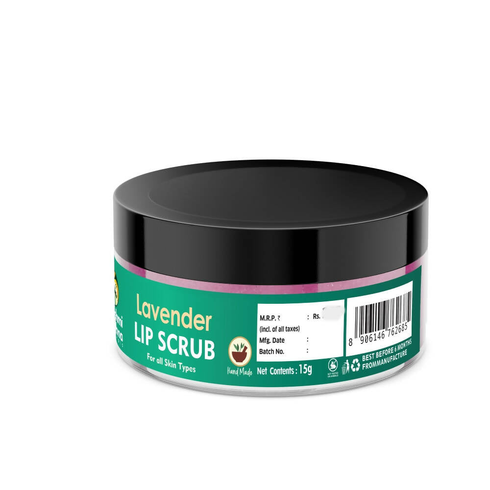 Lakshmi Krishna Naturals Lavender Lip Scrub | Grocsy