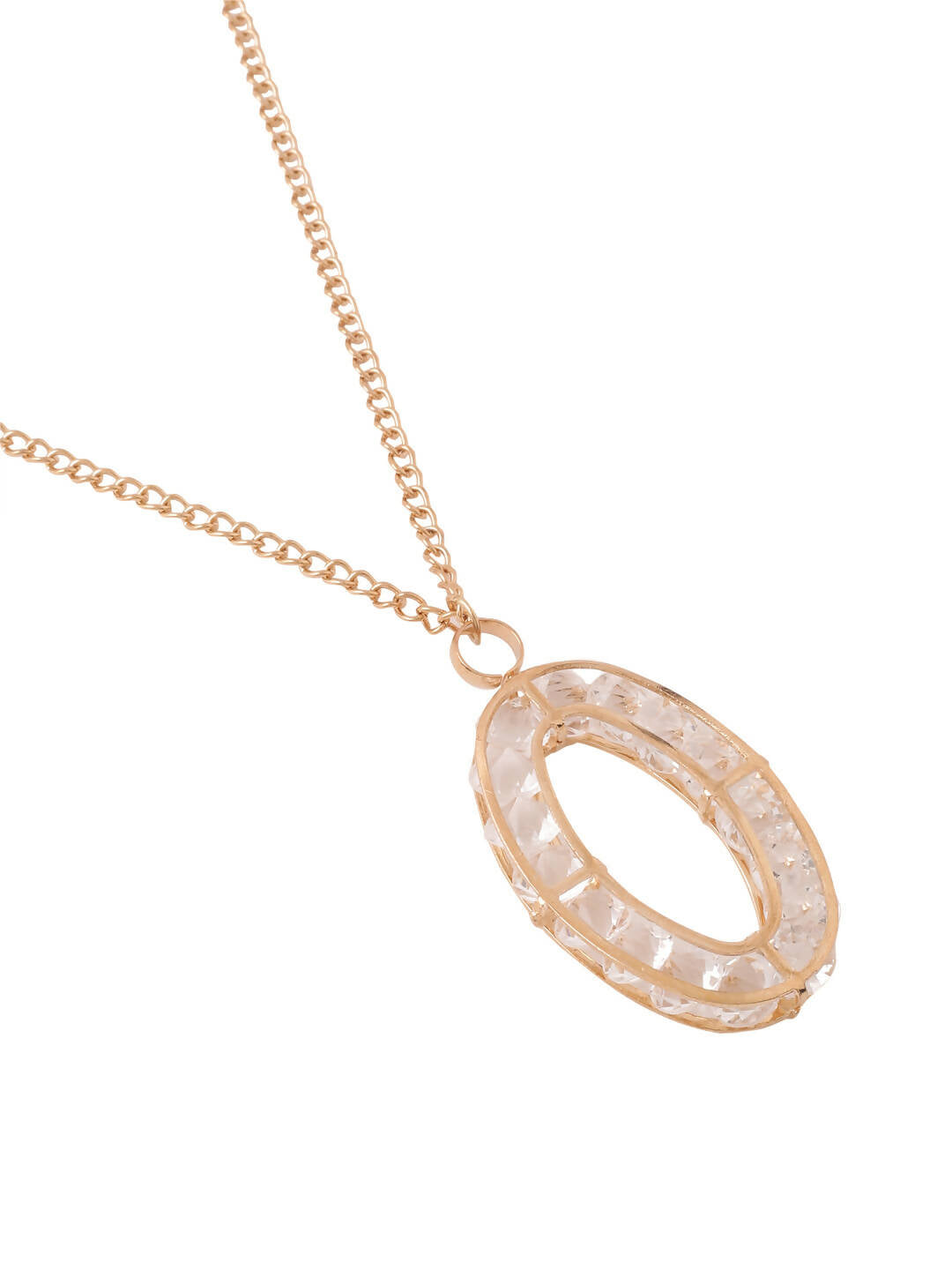 NVR Women Gold-Polished Oxidised Bohemian Necklace | Grocsy