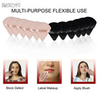 BUNGALOW BEAUTY Triangle Powder Puff Set - Pack of 12 | Grocsy