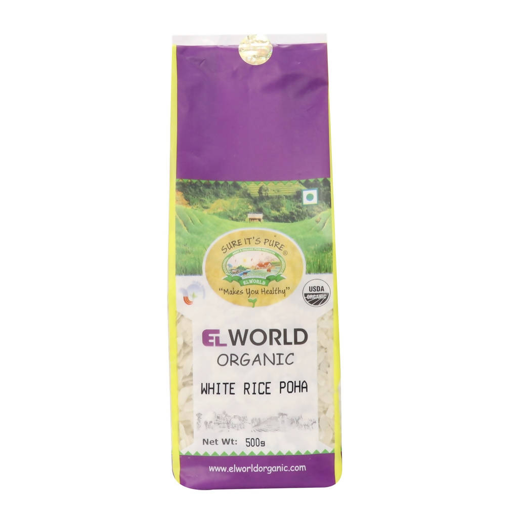 El World Organic White Rice Poha | Grocsy