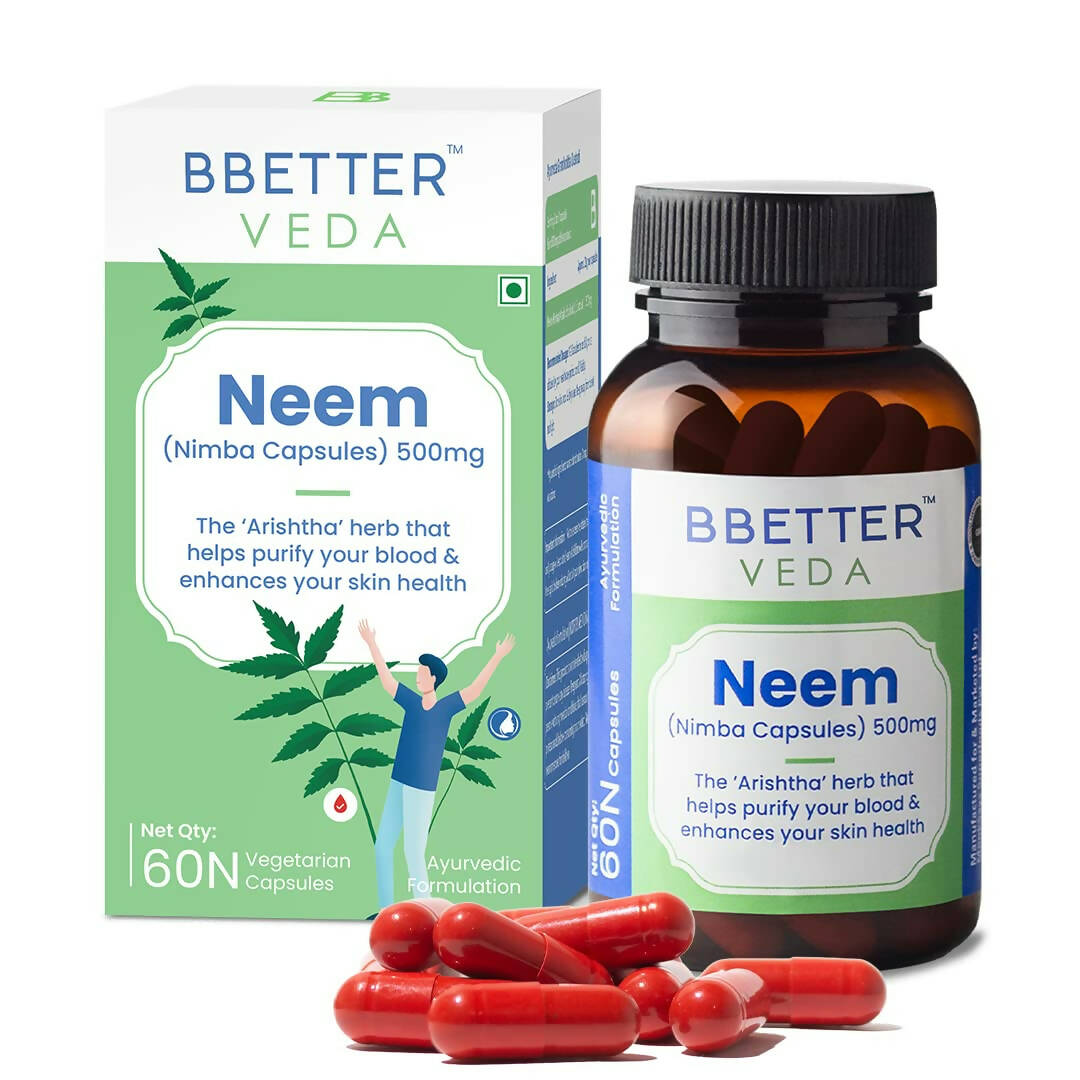 BBETTER Veda Neem Nimba Capsules | Grocsy