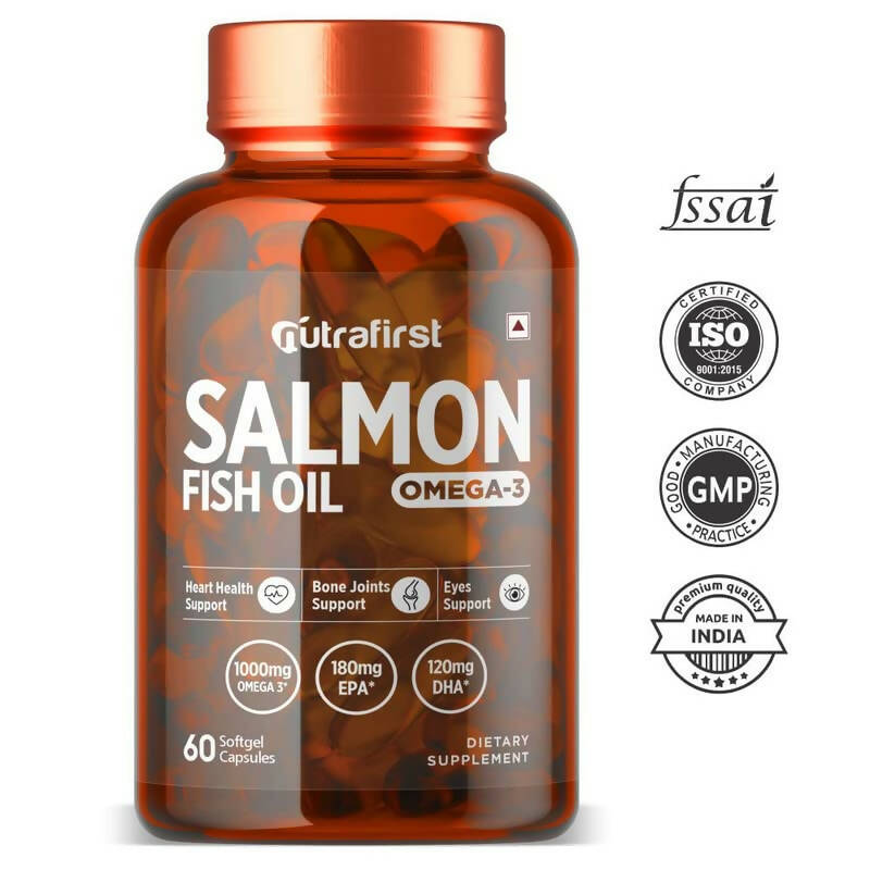 Nutrafirst Salmon Fish Oil Capsules | Grocsy
