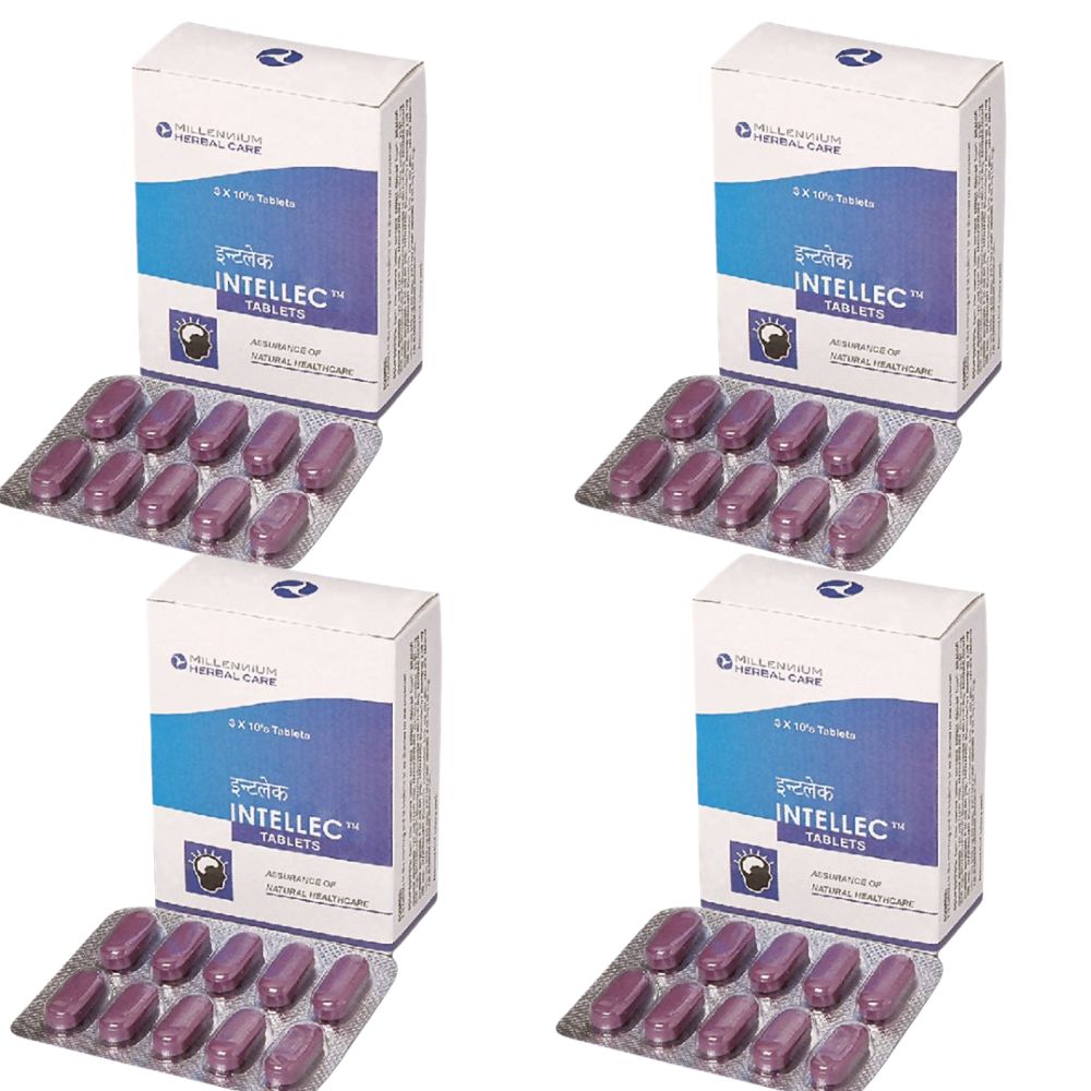 Millennium Herbal Intellec Tablets | Grocsy