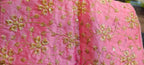 Kia Fashions Pink Golden All Over Embroidered Readymade Blouse | Grocsy