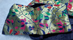 Kia Fashions Navy Blue Jacquard Weave Multi Color Paithani Readymade Blouse | Grocsy