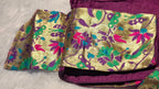Kia Fashions Purple Jacquard Weave Multi Color Paithani Readymade Blouse | Grocsy