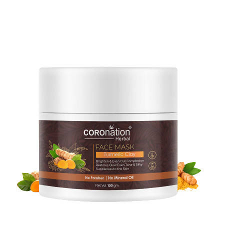 Coronation Herbal Turmeric Clay Face Mask | Grocsy