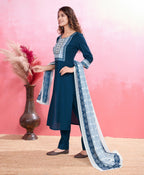 Prazu Fashion Yellow Viscose Silk Printed Kurta Set | Grocsy