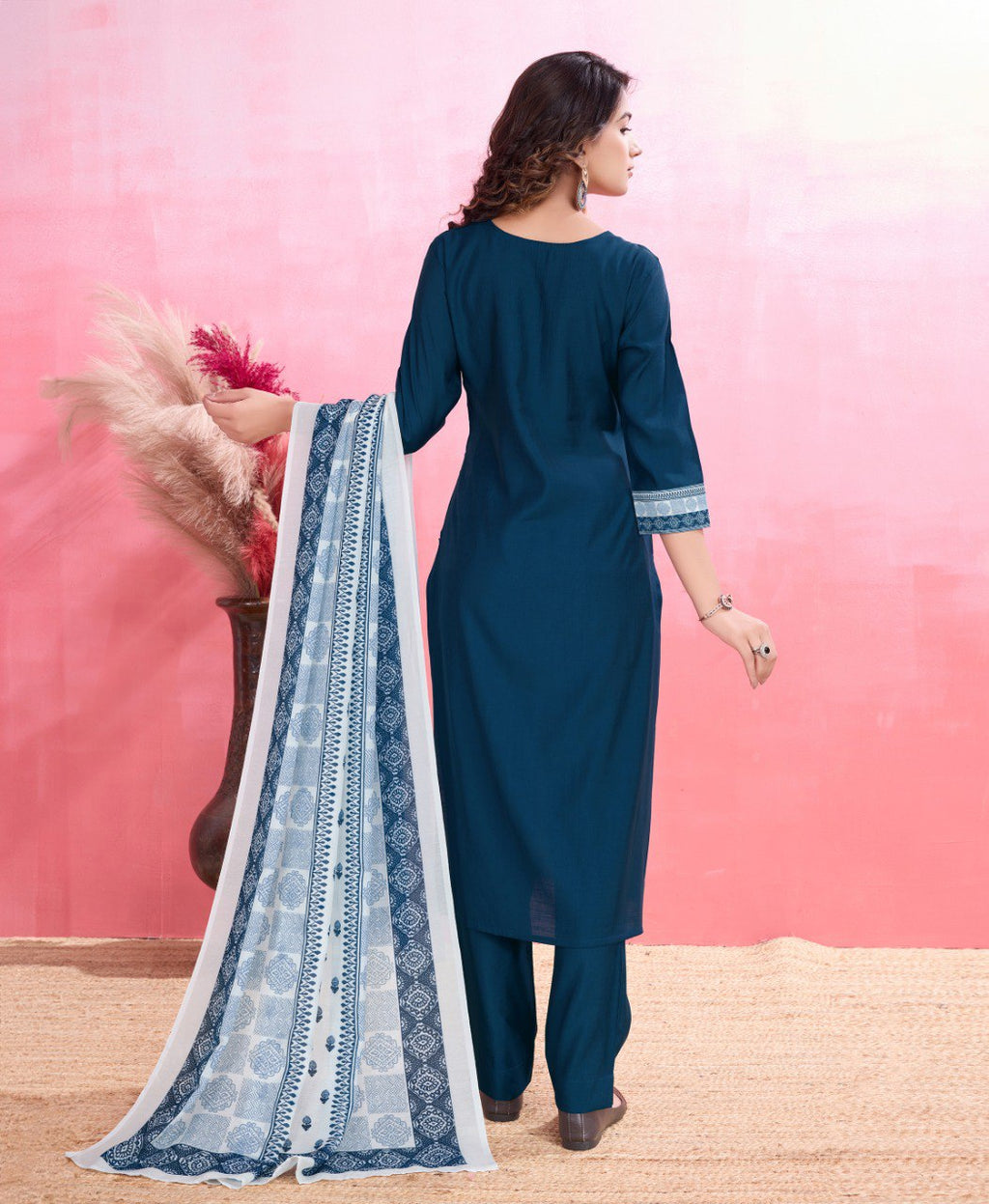 Prazu Fashion Yellow Viscose Silk Printed Kurta Set | Grocsy