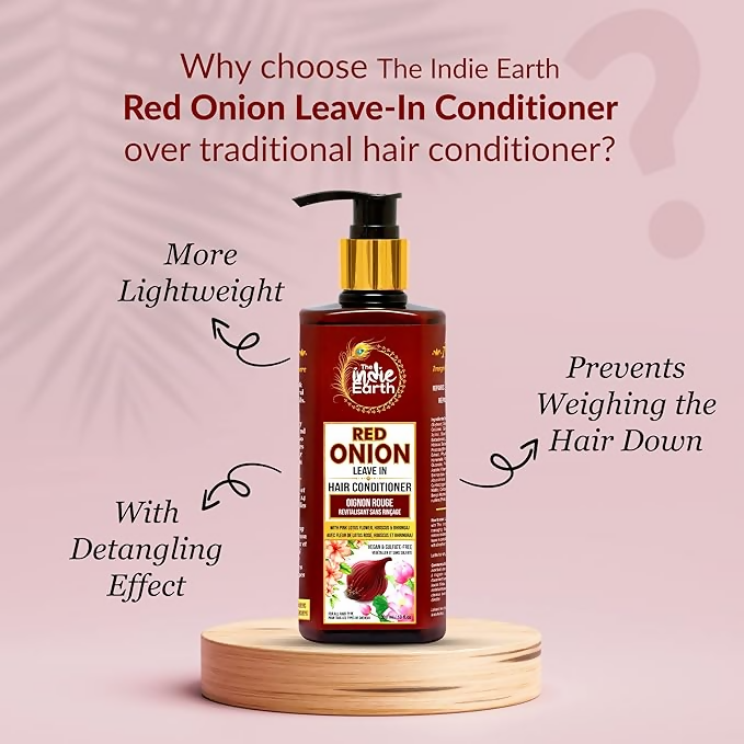 The Indie Earth Red Onion Leave-in Hair Conditioner | Grocsy