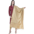 A R Silk Golden Color VNS Pastle Chanderi Cotton Dupattas and Chunnis | Grocsy
