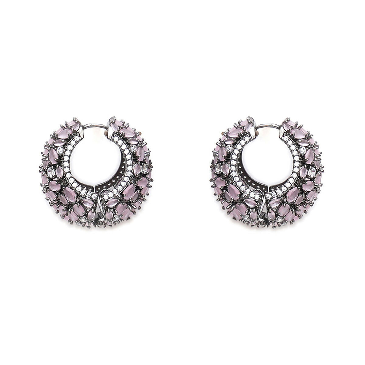 Blush Pink Oversized Loops- Ruby Raang | Grocsy