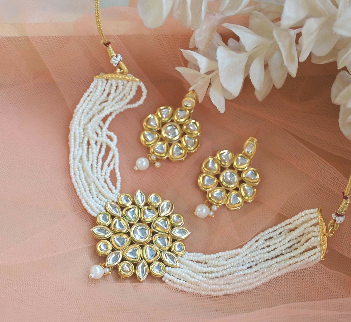 Joban Fashion Copper Kundan Choker | Grocsy