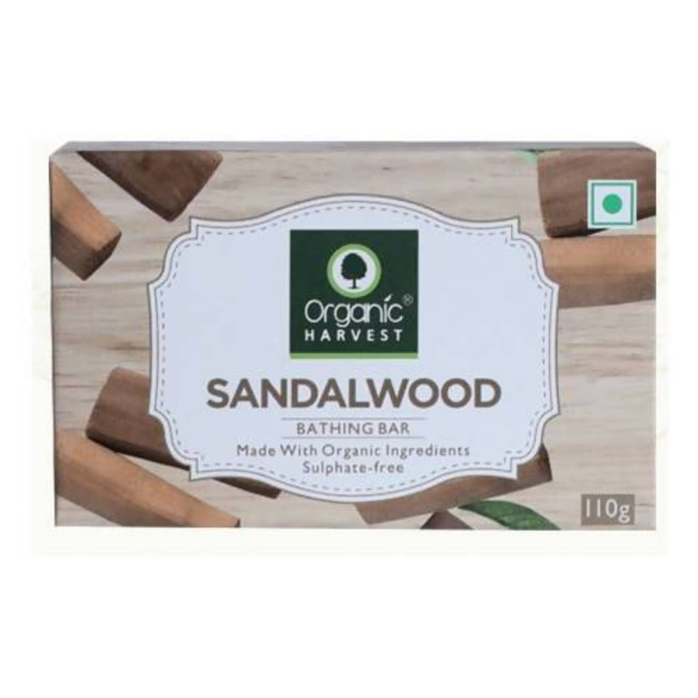Organic Harvest Sandalwood Bathing Bar | Grocsy
