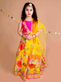 Joban Fashion Girl's Pink Color Lehenga Choli | Grocsy