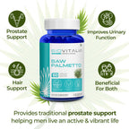 Biovitalia Organics Saw Palmetto Capsules For Hair Growth | Grocsy