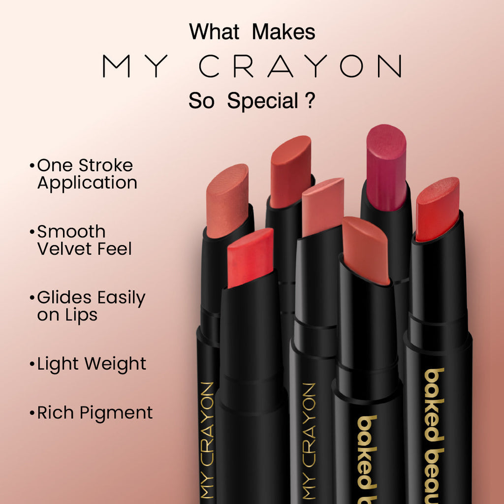 Baked Beauty My Crayon - Midnight Kiss  - 01 | Grocsy