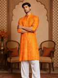 MULTI SHADES Men's Mustard Rayon kurta | Grocsy