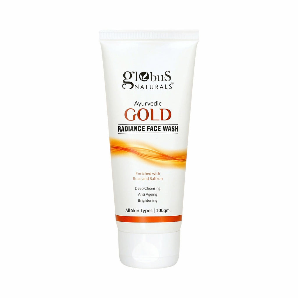 Globus Naturals Gold Radiance Anti Ageing & Brightening Face Wash | Grocsy
