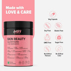 MyFitFuel Skin Beauty Glutathione + Lycopene, Vitamin C & E, Hyaluronic Acid, Biotin Capsules | Grocsy