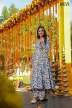 Aayaa Designer Printed Full Flared Suit | Grocsy