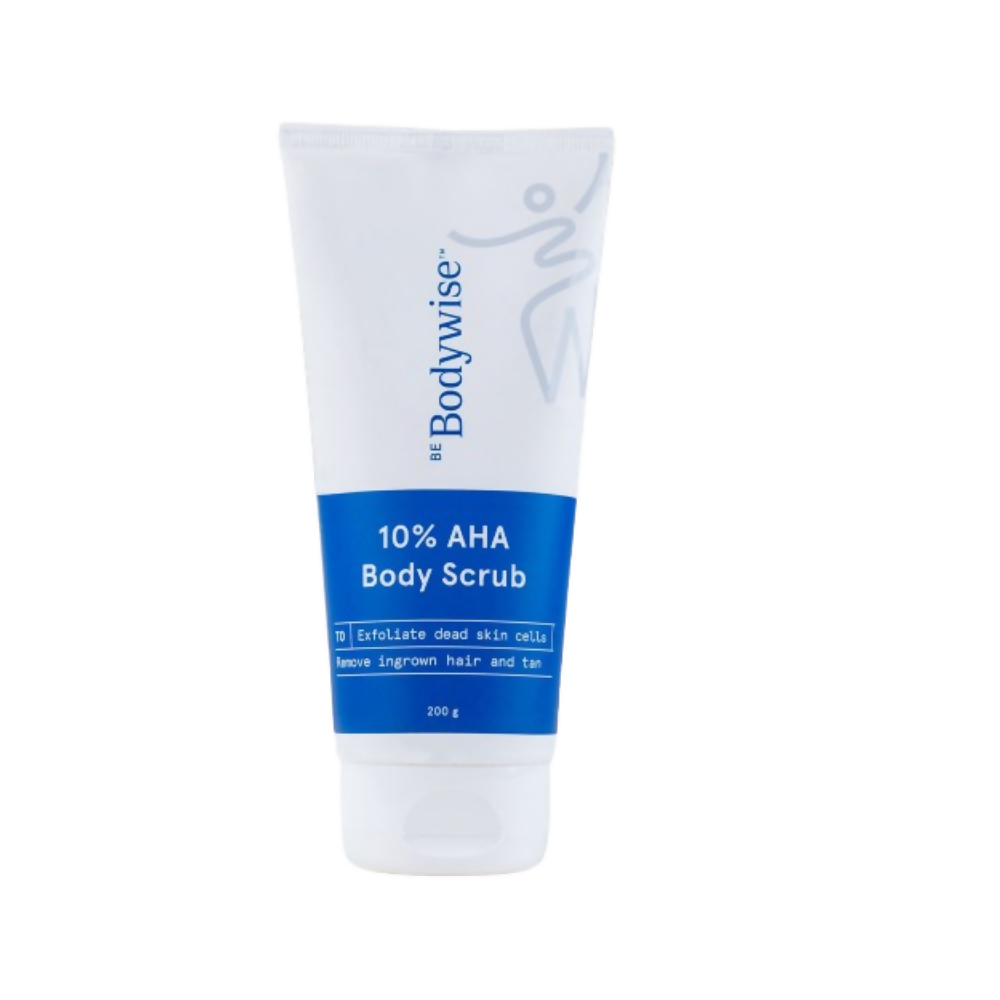 BeBodywise 10% AHA Lactic Acid Body Scrub | Grocsy