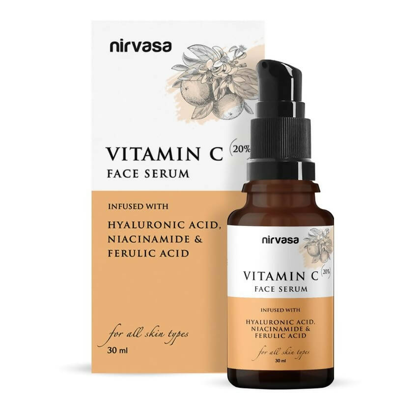 Nirvasa 20% Vitamin C Face Serum | Grocsy