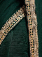 kasee Solid Embroidered Pure Silk Saree | Grocsy