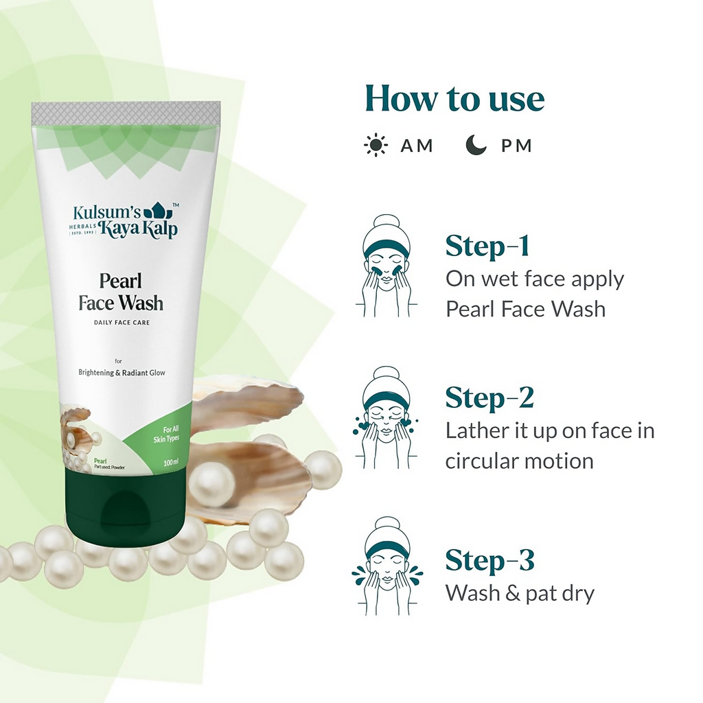 Kulsum's Kaya Kalp Pearl Face Wash | Grocsy