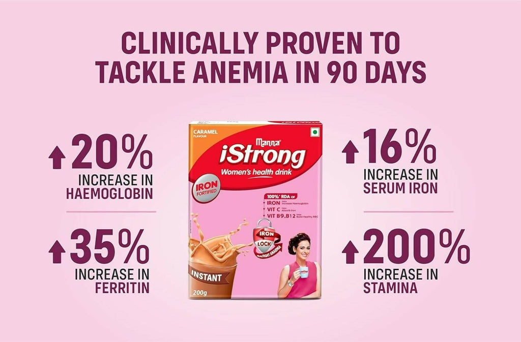 Manna iStrong Millet Health Drink Mix For Women | Grocsy