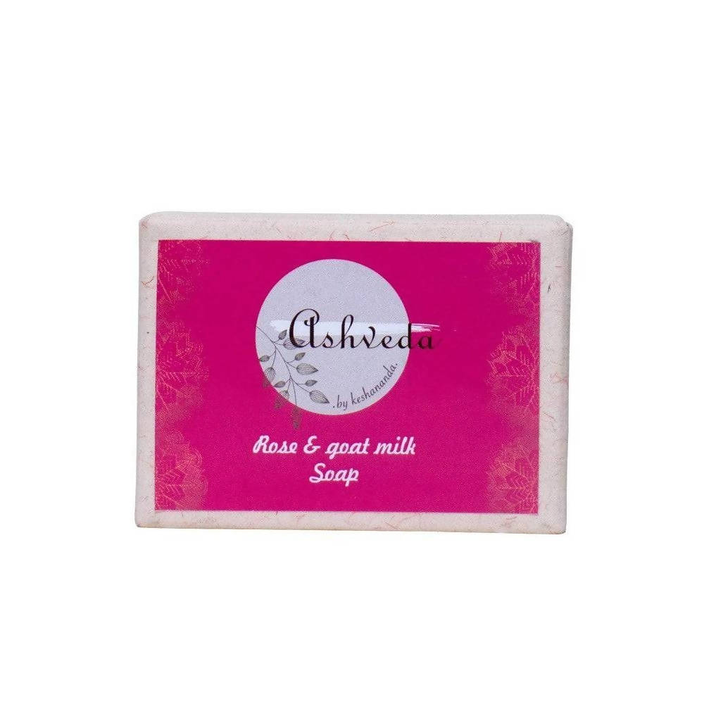 Keshananda Ashveda Rose & Goat Milk soap | Grocsy