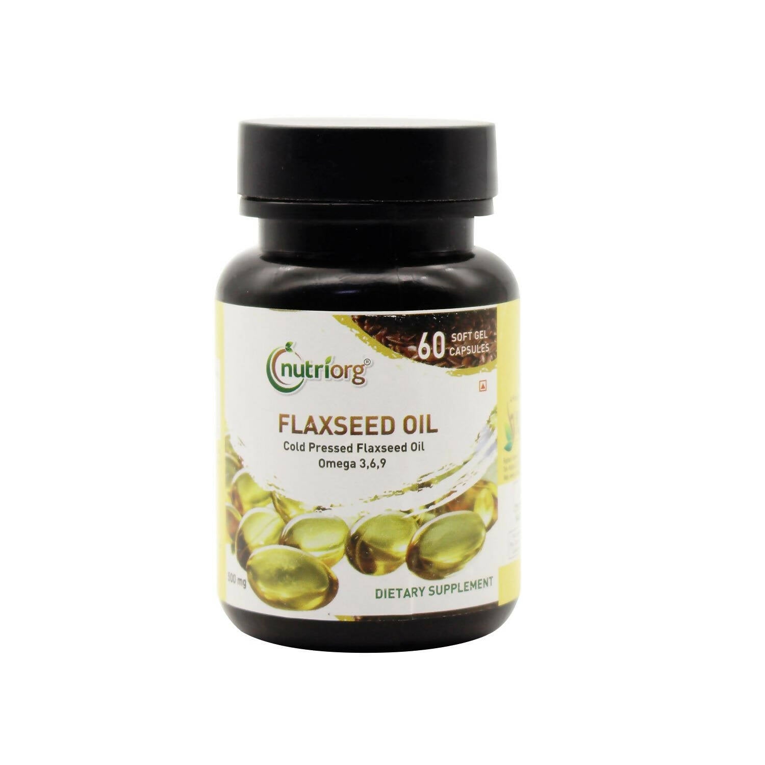 Nutriorg Flaxseed Oil Soft Gel Capsules | Grocsy