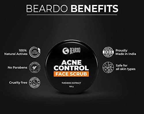Beardo Acne Control Face Scrub | Grocsy
