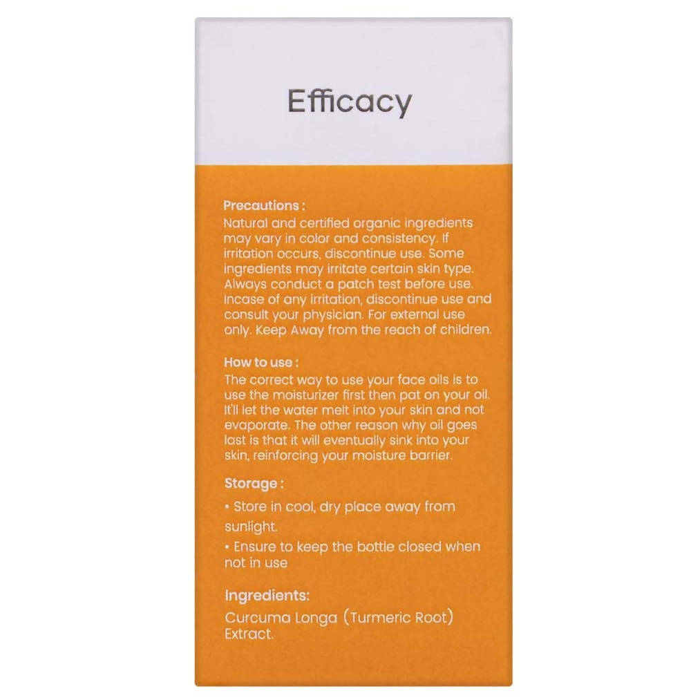 Earth Rhythm Turmeric Facial Oil | Grocsy
