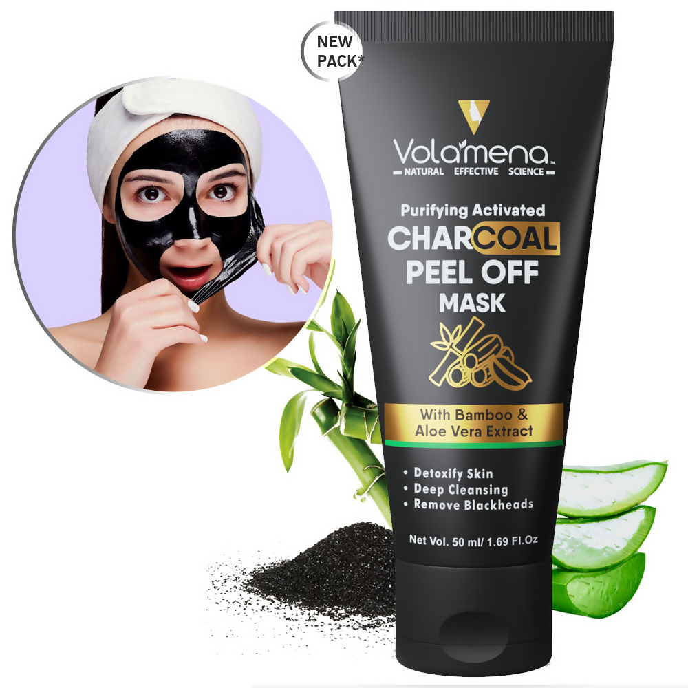 Volamena Purifying Activated Charcoal Peel Off Mask | Grocsy