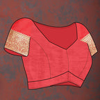 Lorenvalley Fashion Red Soft Silk Woven Design Gold Zari Weaving Saree | Grocsy