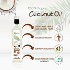 Nutriorg Organic Extra Virgin Coconut Oil | Grocsy