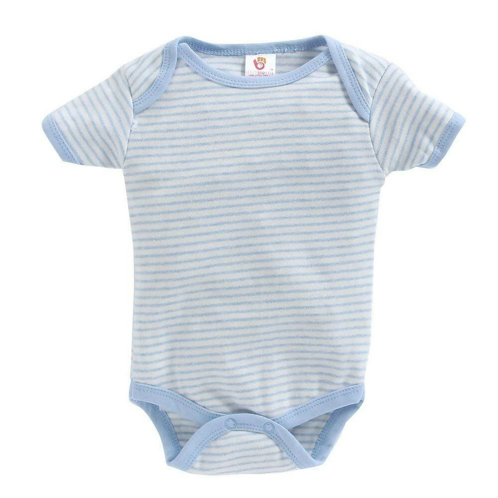 EIO New Born Baby Rompers Body Suits Jump Suit For Boys And Girls - Blue | Grocsy