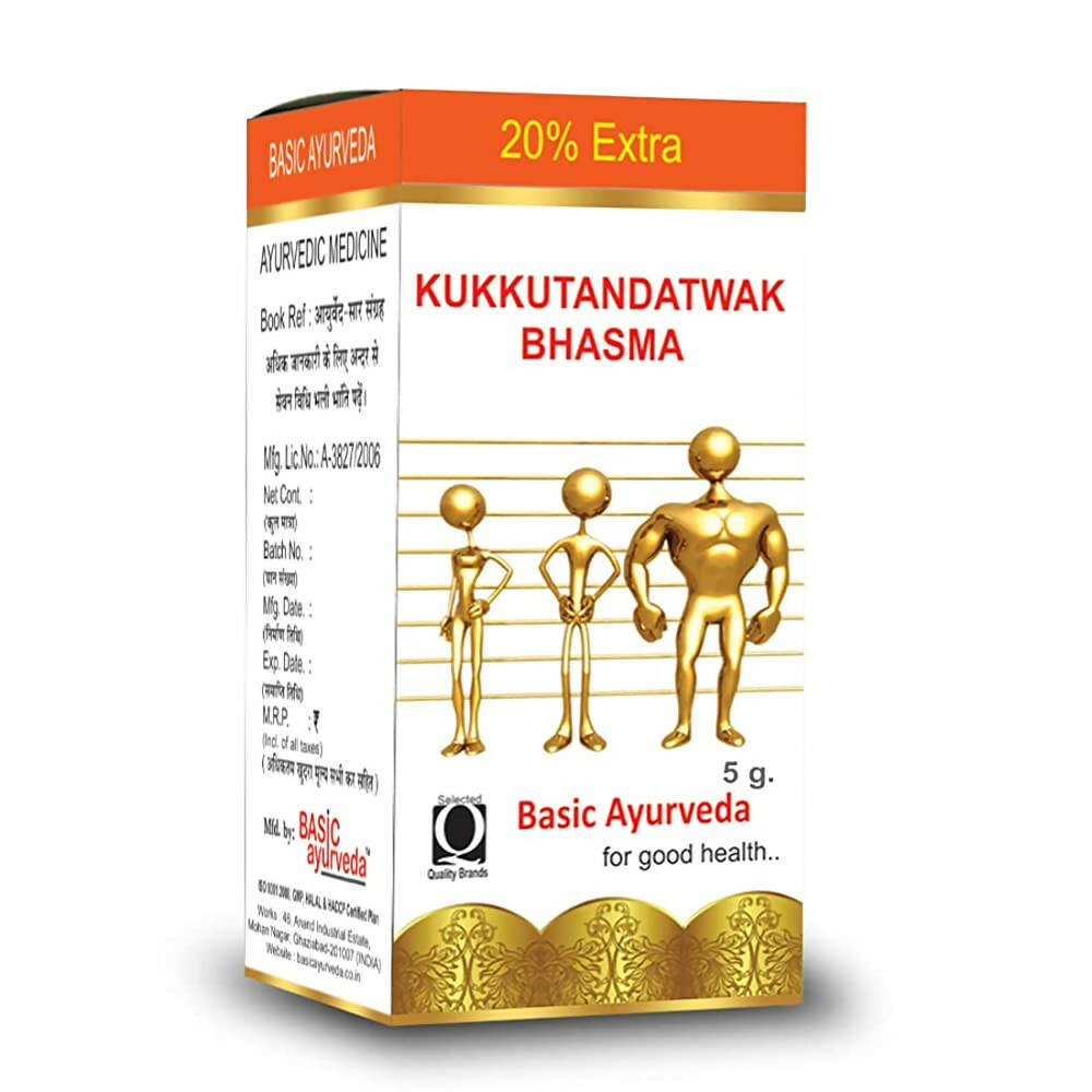 Basic Ayurveda Kukkutandatwak Bhasma | Grocsy